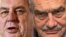 Miloš Zeman (stînga) și Karel Schwarzenberg. 