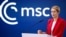 Кая Каллас выступает на Мюнхенской конференции по безопасности, 15 февраля 2026 года