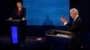Donald Trump dhe Joe Biden gjatë një debati për zgjedhjet presidenciale të vitit 2020. 