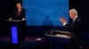 Presidenti amerikan, Joe Biden me ish-presidentin Donald Trump përgjatë një debati. Fotografi nga arkivi.