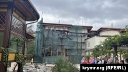 Как реставрируют Ханский дворец в Бахчисарае. Бахчисарай, сентябрь 2024 года (архивное фото)