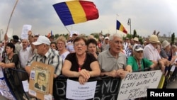 Proteste anti-Băsescu la Bucureşti, august 2012