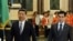 Türkmen prezidenti Gurbanguly Berdymuhamedow (s) hytaýly kärdeşi Si Jinping (ç) bilen, Aşgabat, 2013.