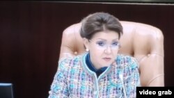 Дариға Назарбаева сенат отырысында. Нұр-Сұлтан, 23 қаңтар 2020 жыл.