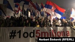 Protest u Novom Sadu, 25. januar 2019.