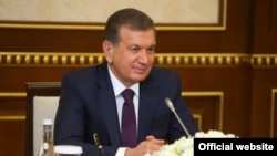 Uzbek President Shavkat Mirziyaev