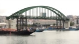 Demolition Old bridge in Belgrade