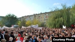 Митинг против фальсификации выборов, Дербент, 12 октября 2009