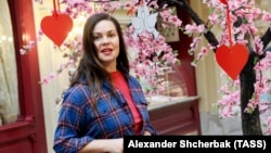 Телеведущая Екатерина Андреева в 2017 году