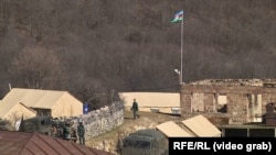 Azerbaijani troops are stationed in the border village of Shurnukh.