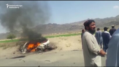 Video Purports To Show Mansur's Car In Flames