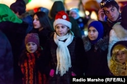 На Новогоднем представлении в Грозном