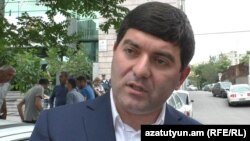 Армениядағы Масис қаласының мэрі Давид Амбарцумян. Ереван, 2 маусым 2018 жыл.