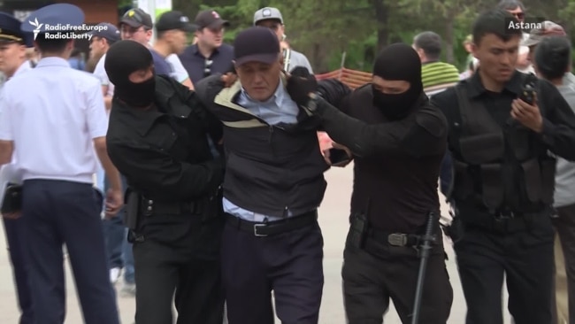 Dozens Detained In Kazakhstan Ahead Of Banned Rally