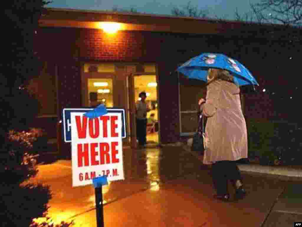 Голосование в Канзас-сити, Миссури. 5 февраля 2008 года.