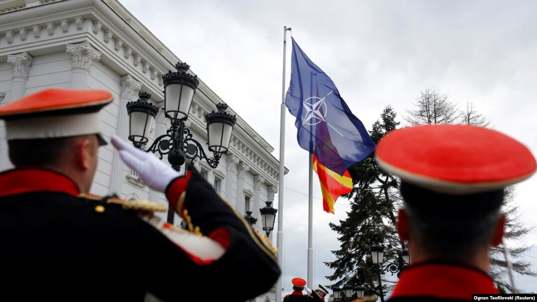 Podizanje zastave NATO u Severnoj Makedoniji, ilustrativna fotografija