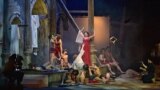 Scenă din Tannhäuser la Opera din Novosibirsk