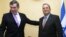 British Prime Minister Gordon Brown (left) meets with Israeli Defense Minister Ehud Barak