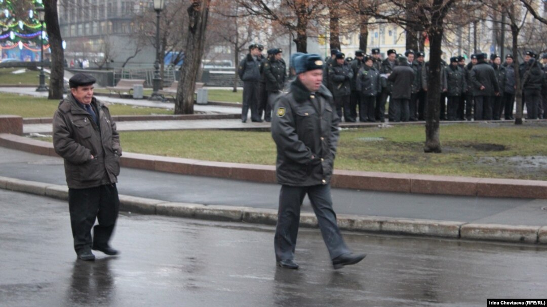Улицы Москвы в день выборов