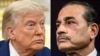 Президента США Дональд Трамп та начальник Збройних сил Пакистану Асім Мунір, фотоколаж