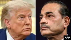 Президента США Дональд Трамп та начальник Збройних сил Пакистану Асім Мунір, фотоколаж
