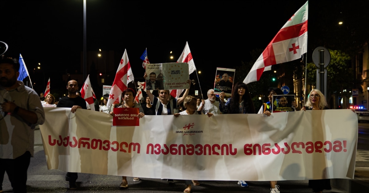 “საქართველო ივანიშვილის წინააღმდეგ!” - თბილისში შაბათის 39-ე მარში გაიმართა