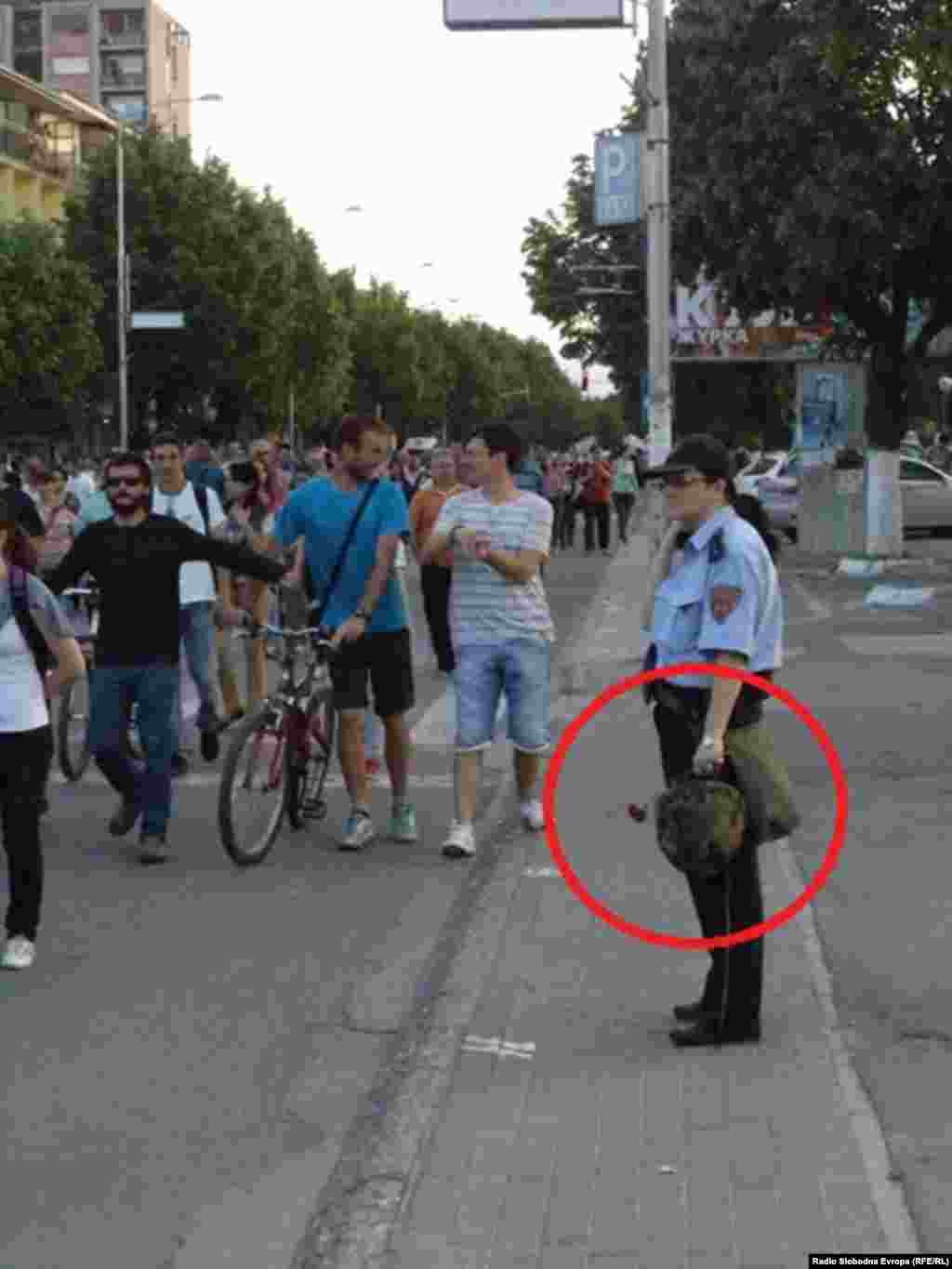 Протест против полициската бруталност во Прилеп.