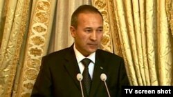 Ulag we aragatnaşyk pudaklaryna garaýan wise-premýer Nazarguly Şagulyýew hökümet maslahatynda, 4-nji fewral.