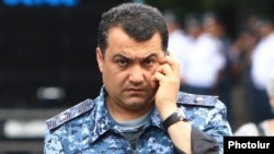 Armenia - Ashot Karapetian, the chief of Yerevan's police department, 25Jun2015.