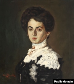 Sofia Nădejde (pictură de Octav Băncilă).