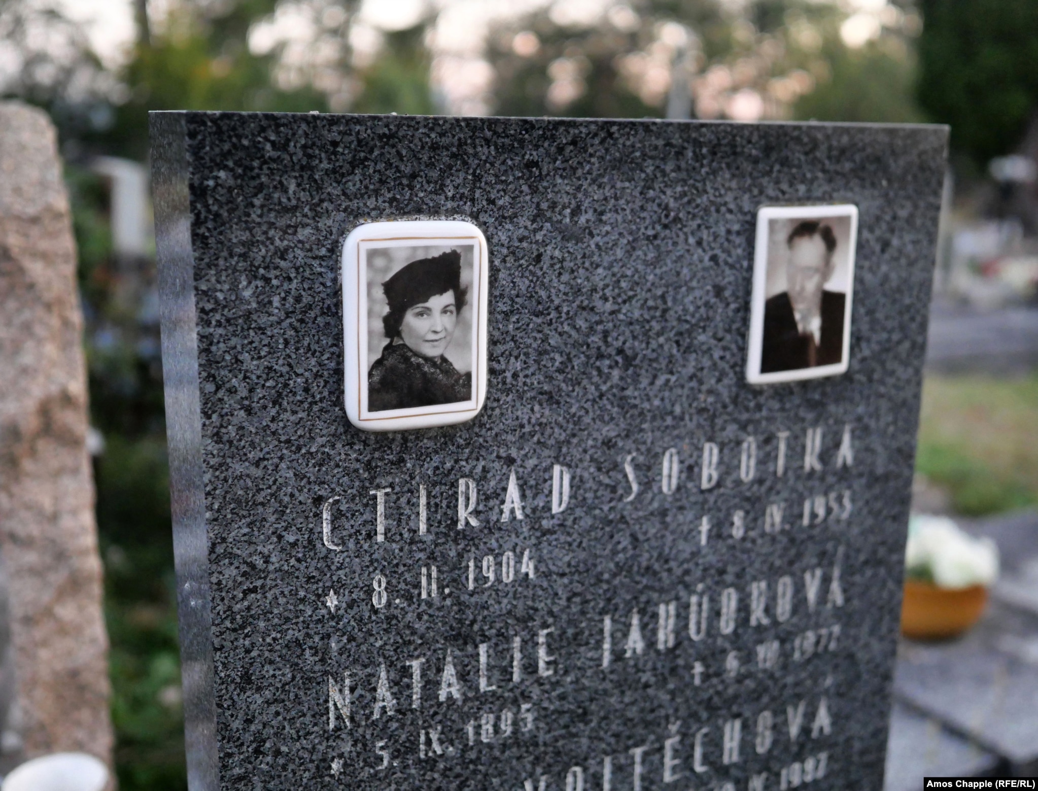 Natalie Jahudkova's gravestone stands in a Zbraslav cemetery. It remains a mystery why the Russian emigrant to Czechoslovakia took the secret of Gertrud Kauders’ hidden art to her grave when she died in 1977.