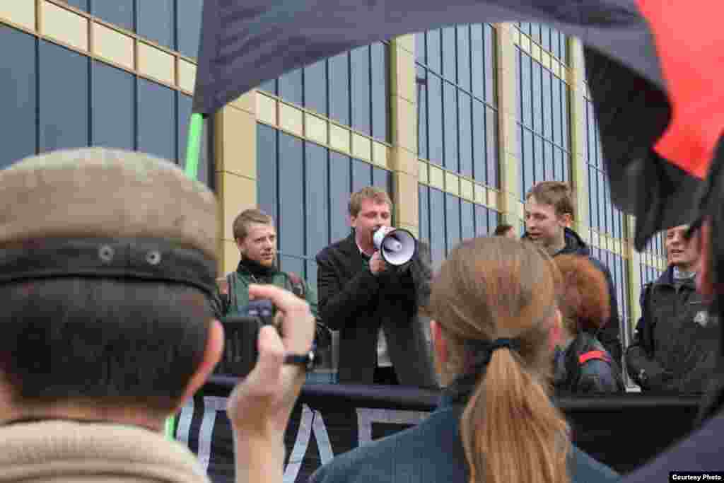 Russia -- Ekaterinburg, demonstration