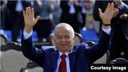 Өзбекстан президенті Ислам Каримов Наурыз мейрамы кезінде. Ташкент, 21 наурыз 2015 жыл.