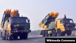 Реактивная системе залпового огня Pinaka 