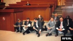 галадоўка дэпутатаў Вярхоўнага Савету 12 красавіка 1995 году