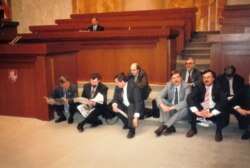 Галадоўка дэпутатаў Вярхоўнага Савету 12 красавіка 1995 году