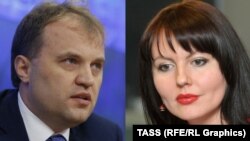 Transdniester's Yevgeny Shevchuk (left) and Nina Shtanski are set to be married, and she will take a new job.