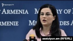 Пресс-секретарь МИД Армении Анна Нагдалян (архив) 