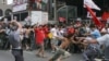 هزاران نفر در برزیل علیه بوش تظاهرات کردند
