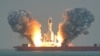 A Chinese Gravity-1 rocket lifts off on October 11 carrying three satellites into orbit