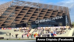 Arena Națională sau Arena Chișinău găzduiește des evenimente de amploare. În imagine: Eveniment sportiv în octombrie 2023