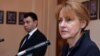 Armenia - Edelgard Bulmahn (R), a deputy speaker of the German parliament, speaks at a joint news conference with her Armenian counterpart Eduard Sharmazanov in Yerevan, 24May2016.