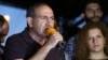 Armenia - Opposition leader Nikol Pashinian addresses protesters in Yerevan, 23Jul2016.