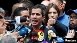 Хуан Гуайдо, Венесуэла парламентінің спикері.