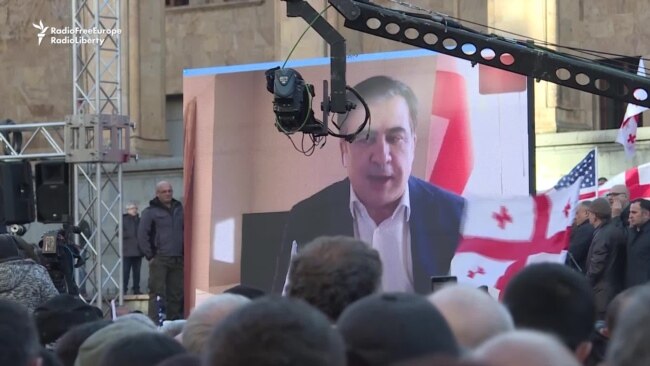 Georgian Opposition Rallies Against Presidential Runoff Result