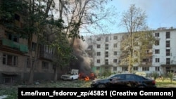 Запоріжжя після російської атаки, архівне фото 