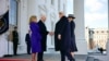 U.S. -- US President Joe Biden and First Lady Jill Biden greet President-elect Donald Trump and Melania Trump