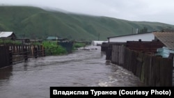 Наводнение в поселке Чернышевск, Забайкалье, 23 июля 2021 года