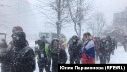 Акция протеста в Калининграде. Иллюстративное фото