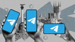 Блокировка Telegram в Крыму. Коллаж